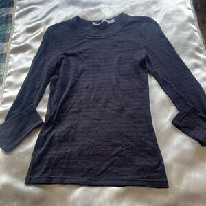 & Other Stories Charcoal Long Sleeve Top